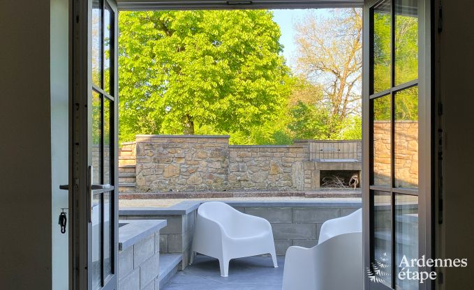 Maison de vacances conviviale  Williers pour 6 personnes avec jardin, terrasse et vue magnifique en Ardenne