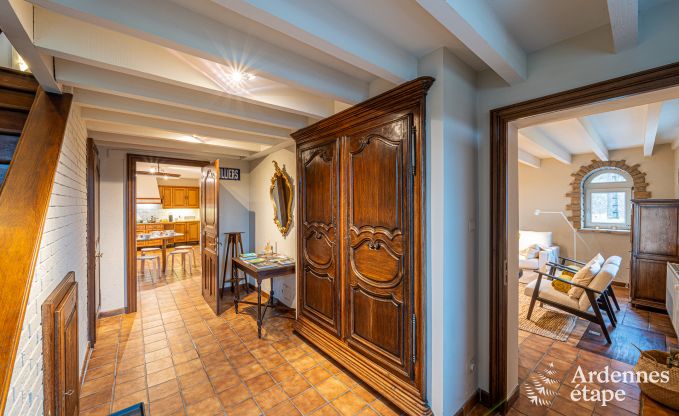 Maison de vacances conviviale  Williers pour 6 personnes avec jardin, terrasse et vue magnifique en Ardenne