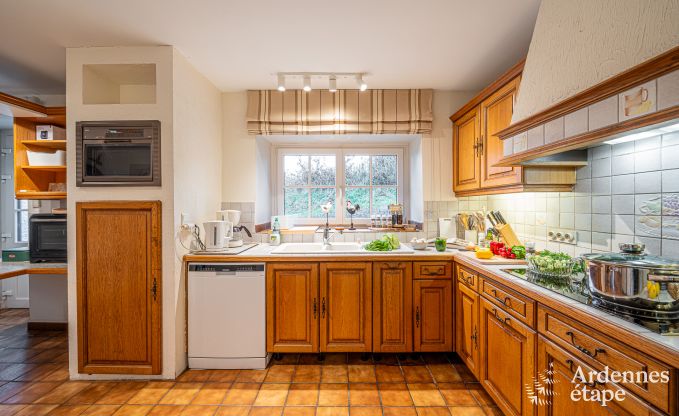 Maison de vacances conviviale  Williers pour 6 personnes avec jardin, terrasse et vue magnifique en Ardenne