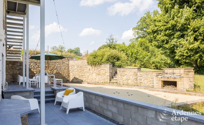 Maison de vacances conviviale  Williers pour 6 personnes avec jardin, terrasse et vue magnifique en Ardenne