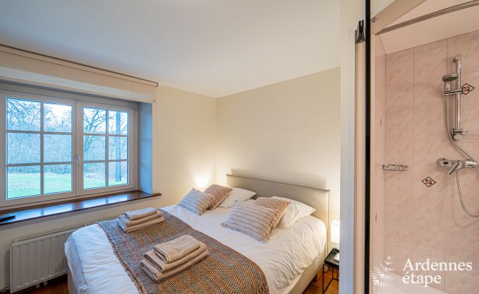 Maison de vacances conviviale  Williers pour 6 personnes avec jardin, terrasse et vue magnifique en Ardenne