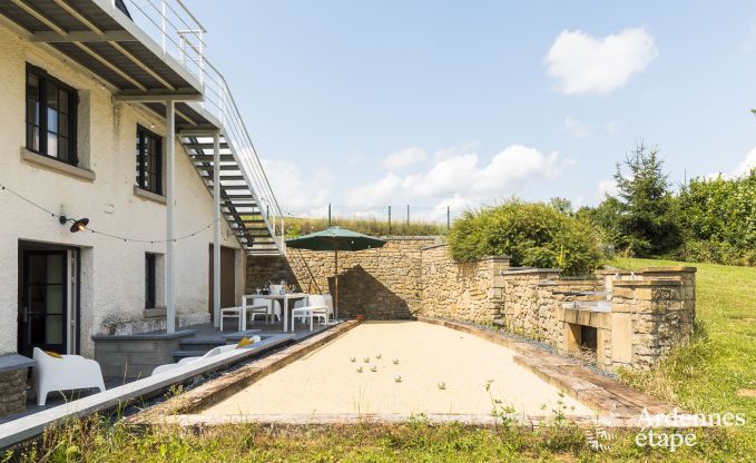 Maison de vacances conviviale  Williers pour 6 personnes avec jardin, terrasse et vue magnifique en Ardenne