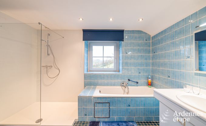 Maison de vacances conviviale  Williers pour 6 personnes avec jardin, terrasse et vue magnifique en Ardenne