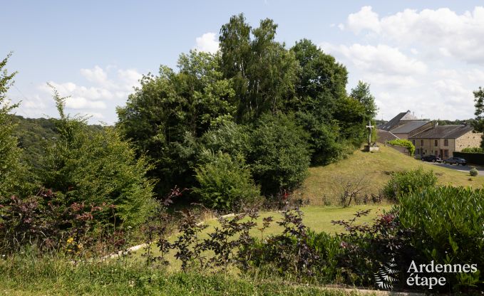 Maison de vacances conviviale  Williers pour 6 personnes avec jardin, terrasse et vue magnifique en Ardenne
